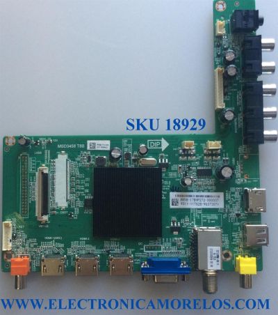 MAIN PARA TV WBOX 4K UHD / NUMERO DE PARTE 9011-11T828-96373071 / MSD3458 / 9011-11T828 / MSD3458 T8B / 4704-3458T8-A3238K01 / E346897 / PANEL K430WDC2 / DISPLAY LC430DGY (SL)(A1) / MODELO 0E-43LED4K / 0E-43LED4K 43UD-H3143-0417